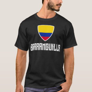 バランキリコロンビア国旗のルーツ伝統コロンビ Tシャツ