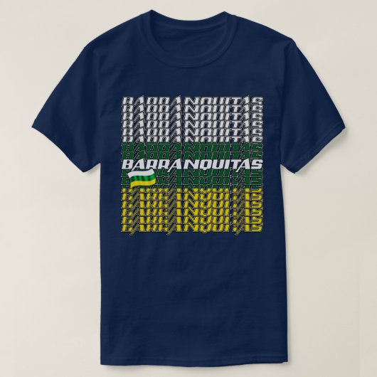 バランキータスカスケード文字1 Tシャツ (デザイン正面)