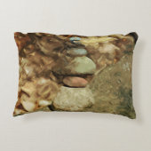 バランシング・ロックス抽象芸術印象派 アクセントクッション (裏面)