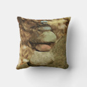 バランシング・ロックス抽象芸術印象派 クッション (裏面)