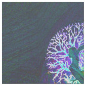 バランスおよび調和のヨガの木 ファブリック (クローズアップ)