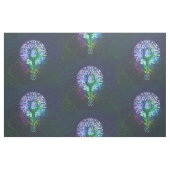 バランスおよび調和のヨガの木 ファブリック (ファットクウォーター)