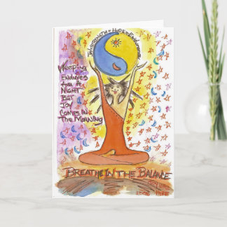 バランスで呼吸して下さい カード