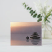 バランスと瞑想ケアン ポストカード (スタンド正面)