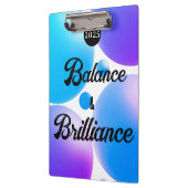 バランスと鮮やかなスパイラルノートブック クリップボード (左)