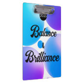 バランスと鮮やかなスパイラルノートブック クリップボード (右)