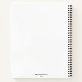 バランスと鮮やかなスパイラルノートブック ノートブック (裏面)