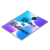 バランスと鮮やかなスパイラルノートブック ノートブック (左側)