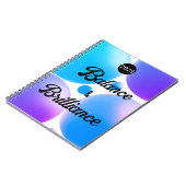 バランスと鮮やかなスパイラルノートブック ノートブック (左側)