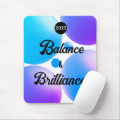 バランスと鮮やかなスパイラルノートブック マウスパッド (マウス)