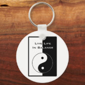 バランスのとれた生活 キーホルダー (正面)
