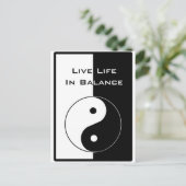 バランスのとれた生活 ポストカード (スタンド正面)