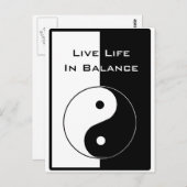 バランスのとれた生活 ポストカード (正面/裏面)