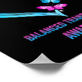 バランスのとれた転職ハート認識度ギフト ポスター (角)