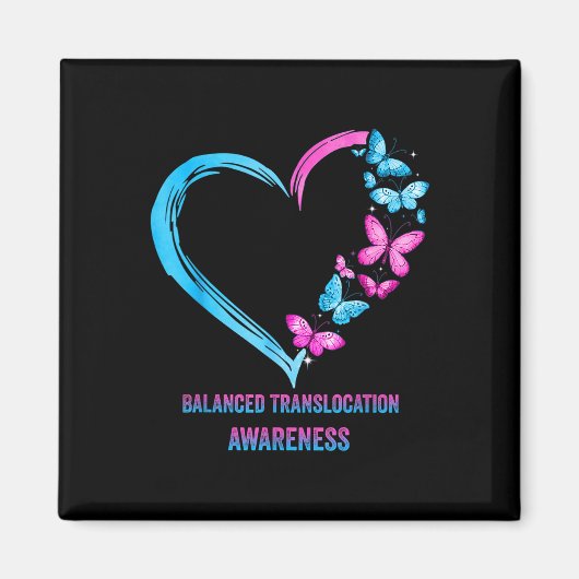 バランスのとれた転職ハート認識度ギフト マグネット (正面)