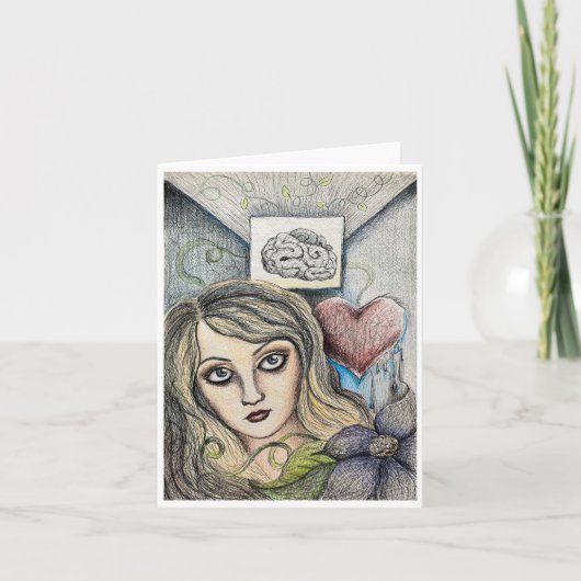 バランスのグリーティングカード サンキューカード (正面)