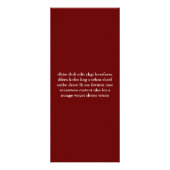 バランスのセドナの石 ラックカード (裏面)