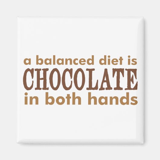 バランスの取れたダイエットは… マグネット (正面)