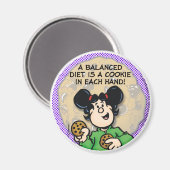 バランスの取れたダイエット マグネット (正面/裏面)