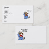 バランスの取れたチョコレートダイエット 名刺 (正面/裏面)