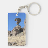 バランスの取れたロックフォトキーチェーン キーホルダー (裏面)