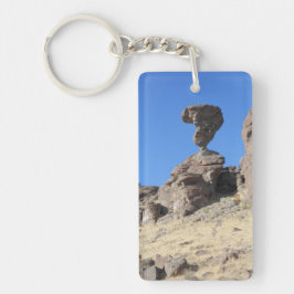 バランスの取れたロックフォトキーチェーン キーホルダー