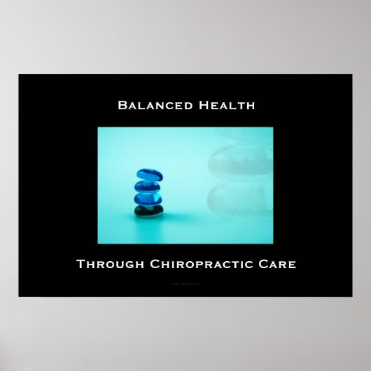 バランスの取れた健康をカイロプラクティック気にポスター1 ポスター (正面)