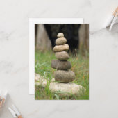 バランスの取れた岩の山 カード (正面/裏面インサイチュ)