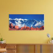 バランスの取れた岩道 キャンバスプリント (インサイチュ (リビング))