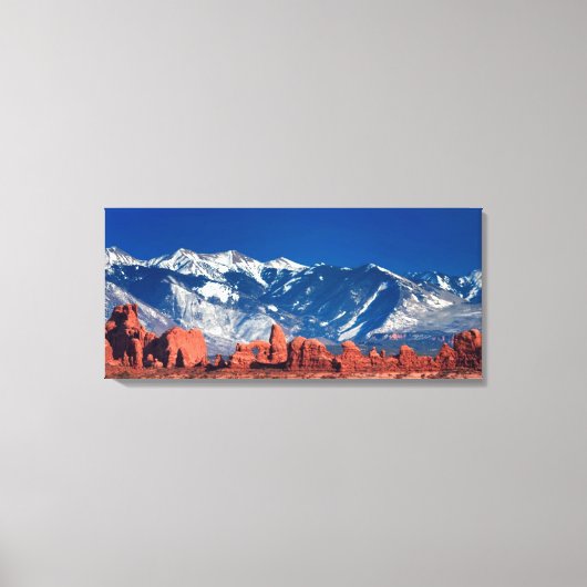 バランスの取れた岩道 キャンバスプリント (正面)