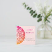 バランスの取れた生活コーチウェルネス スクエア名刺 (スタンド正面)