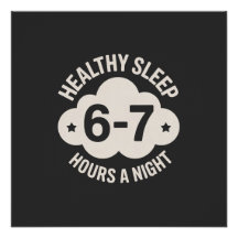 バランスの取れた睡眠 ナイト シックス セブン 時間 フォーカス Tシャツ