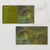 バランスの名刺の自然 名刺 (正面/裏面)