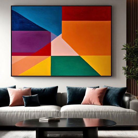 バランスの色 キャンバスプリント