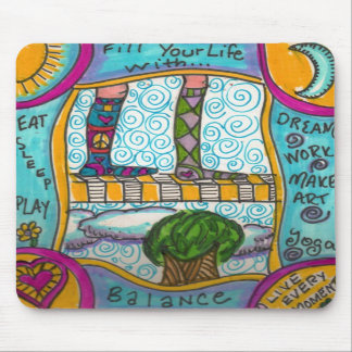 バランスの… mousepadであなたの生命を満たして下さい マウスパッド