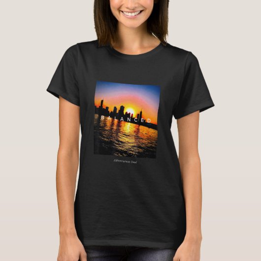バランスやる気を起こさせる Tシャツ (正面)