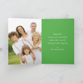 バランスをとるレトロの虹のひよこのカスタムなおもしろいカード シーズンカード (内部)