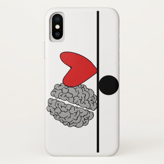バランスをとる心ハートの電話箱 Case-Mate iPhoneケース (裏面)