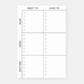 バランスを取って事後処理を行う ポストイット (正面)