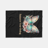 バランスを取る フリースブランケット (正面(横))