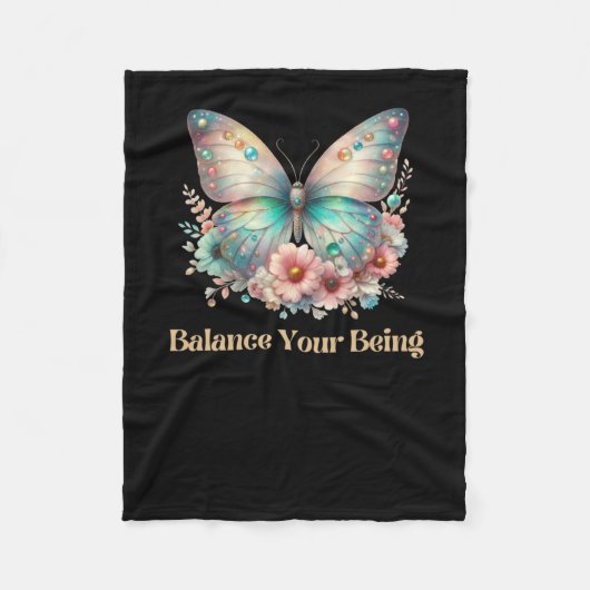 バランスを取る フリースブランケット (正面)