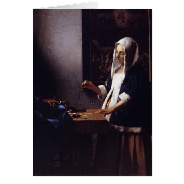 バランスを握っている女性 (正面)