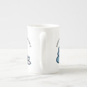 バランスを見つける – 感動的 Coffee Mag ボーンチャイナマグカップ (裏面)