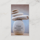 バランスストーンスクエア+アイディア 名刺 (裏面)