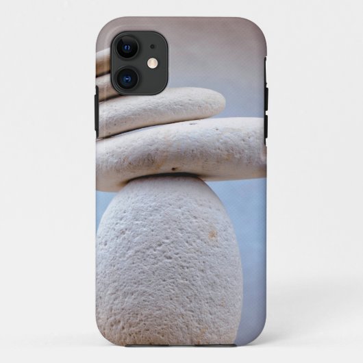 バランスストーンスクエア+アイディア Case-Mate iPhoneケース (裏面)