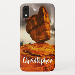 バランスパーソナライズされた岩の名前 iPhone XRケース