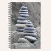 バランスビーチ小石ロックケアンズ ノートブック (正面)