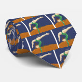 バランスビームアートの体操選手 ネクタイ (ロール)