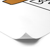 バランスビーム上の少女 ポスター (角)