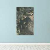 バランスロックビュー下のブリッジ キャンバスプリント (インサイチュ (ウッドフロア))